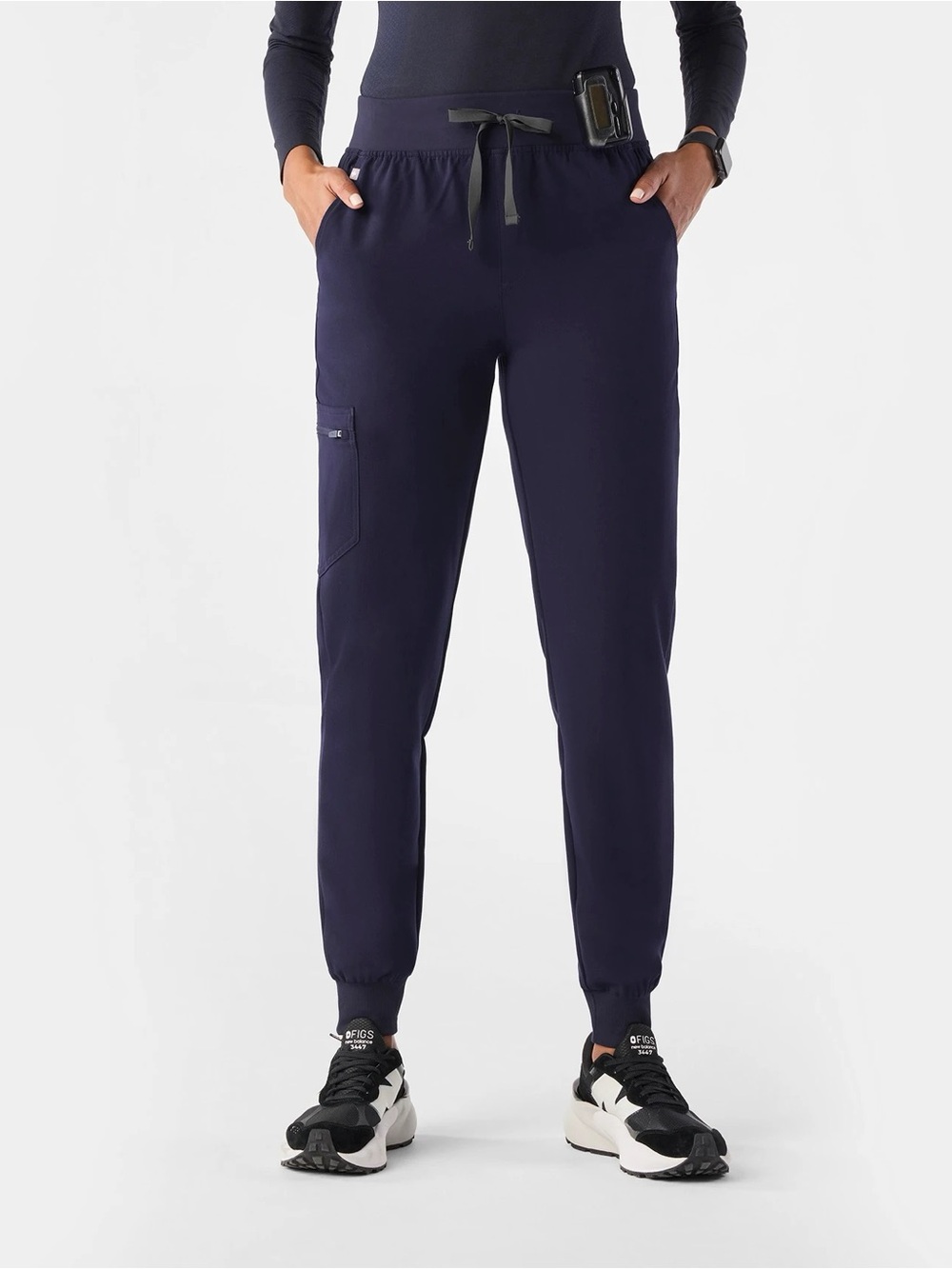 Women’s Navy Figs Zamora High-Rise Jogger Scrub Pant